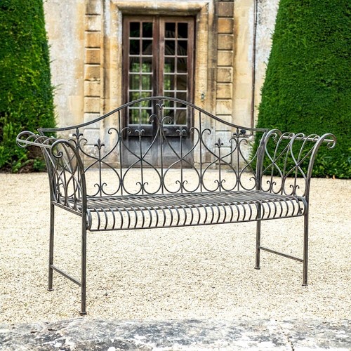 Rusty garden bench shabby chic - bench,