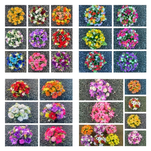 Artificial flower arrangements