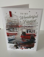 Fiancé Birthday Card ~