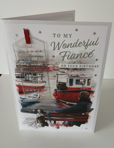 Fiancé birthday card - fiancé, ~