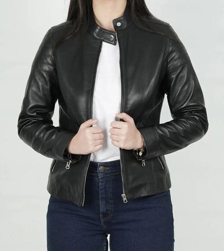 Women black cafe racer - women's,