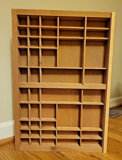 Wooden Printers Type Tray