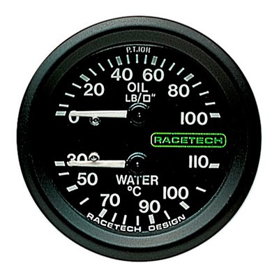 Racetech oil pressure - oil, water