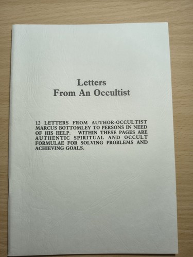 Letters from occultist - letters,