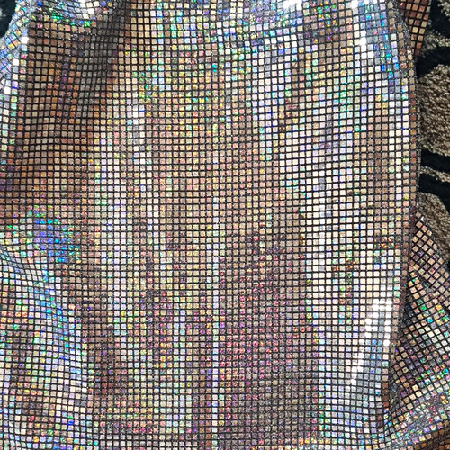 Topshop silver sequin mesh - sequin,