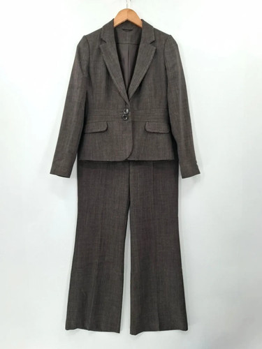Brown textured tailored - brown,