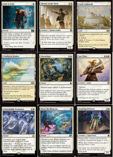 White commander deck - x,