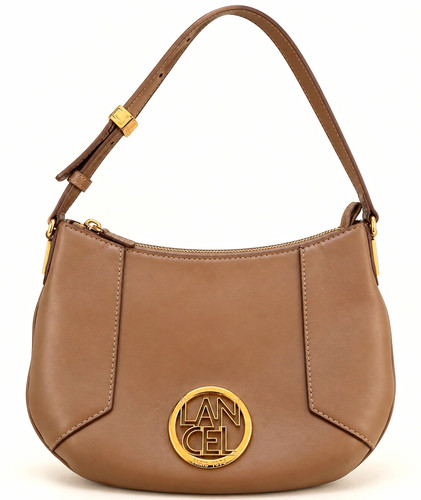 Lancel brown leather shoulder - brown,