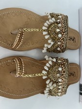 Brand New Unze Sandals - Gold