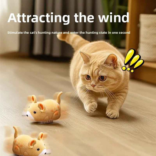 Interactive electric cat toy - cat,