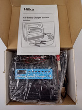 Hilka 6 Amp Car Battery Charger 83 1146 06 Has 6v and 12v Switch New Old Stock