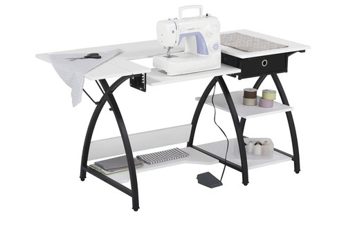 Sewing table with - with, fabric