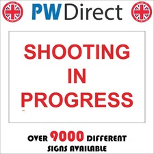 SIGN Shooting In Progress