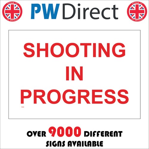 Sign shooting progress - in,