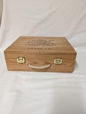 Wooden 3 Bottle Wine Box