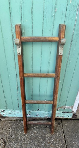 Vintage wooden step ladder - vintage,