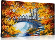 Abstract Oil Painting Autumn