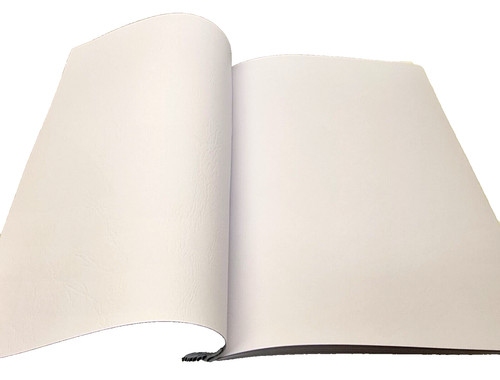 Gbc white leather - leather, grain