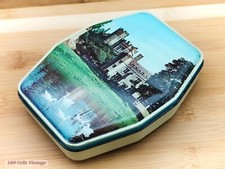 Horner Toffee Castle and Swans Vintage Sweet Tin-cgr