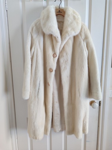 White long mink - fur, full