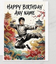Jackie Chan - Birthday Card -