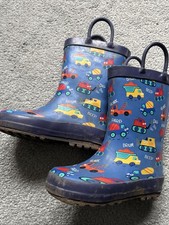 Boys Wellies Infant Size 7 UK Diggers