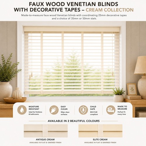 Venetian blinds faux wood - faux,