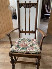 Vintage Ercol Carver Dining Arm Chair Yorkshire Range Golden Dawn Seats Wooden