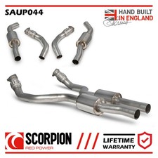 SAUP044 Scorpion Exhaust Front Pipes fits Audi S4 3.0 TFSI V6 Quattro B8 09-16