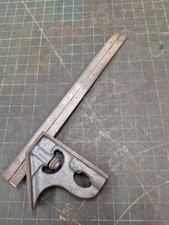 12" Steel Combination square / mitre by Rabone Chesterman.
