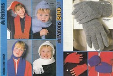 CHILD'S HATS & SCARF~FAMILY