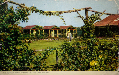 Postcard the bowling - the, green