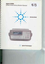 HP/Agilent 20 MHz Function/Arbitrary Waveform Generator Srv Guide Man Loc: 813