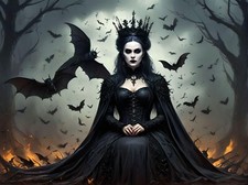 Goth Greeting Card A5 Goths