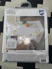 Vervaco «Spring Flowers» embroidery kit, DIY table & Cross Stitch Fairies Book