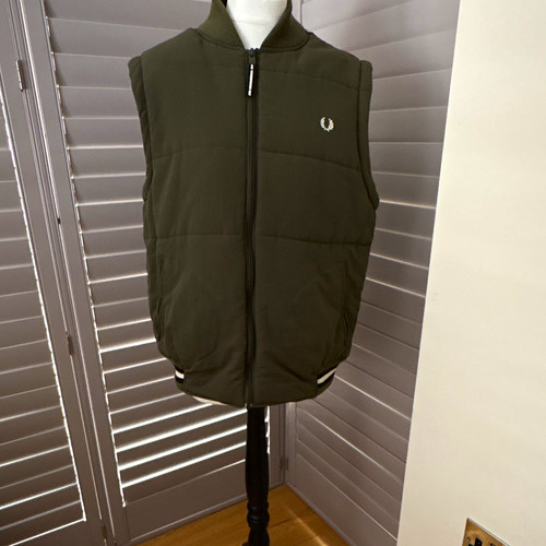 Fred perry men green - men's, quilted