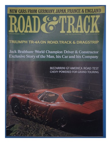 Road track december - &, 1966