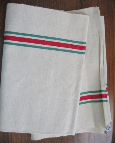 Vintage french tea towels - vintage,