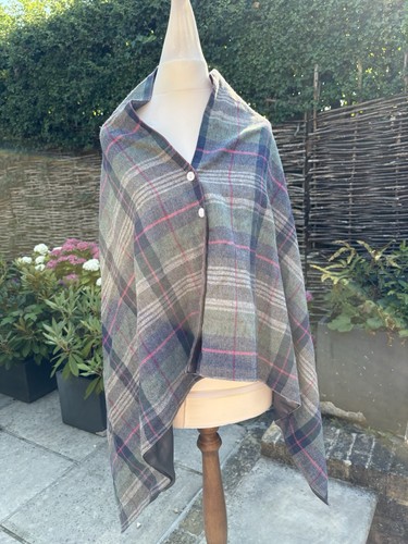 Women cape check print one - women’s,