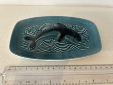 poole pottery blue dolphin