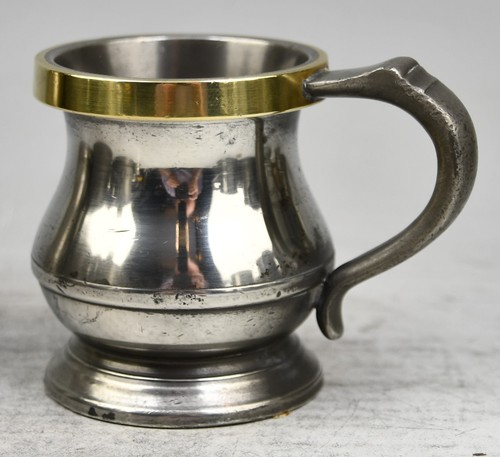 Superb antique pewter - pewter, brass
