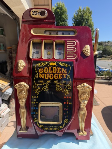 Vintage 25c golden nugget - vintage,
