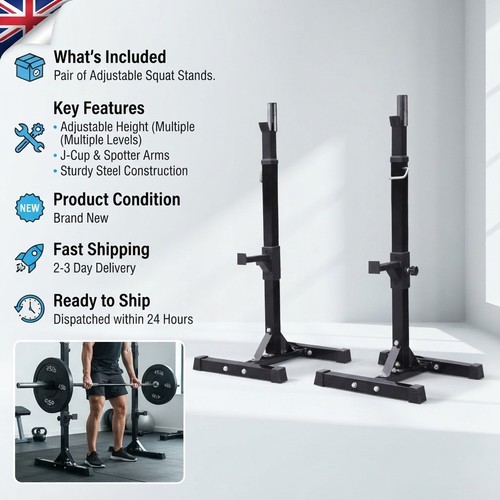 Adjustable squat rack - adjustable,