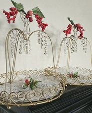 Vintage Ornate Pair of Cake