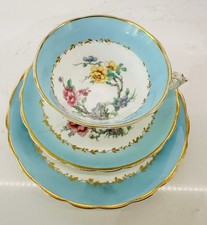 Tuscan China Cabinet Tea Trio - Stunning Bone China Cup, Saucer & Tea Plate