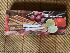 Set Of Steak Knives In Wooden Block