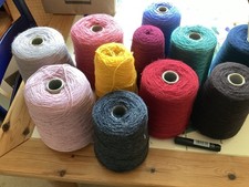 machine knitting yarn mostly