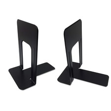 METAL BOOK ENDS BLACK 7"