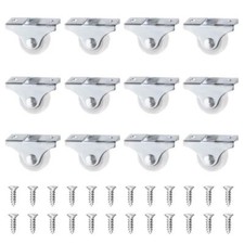 12PCS Fixed Castor Wheels for