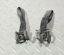 Kawasaki ZX6R G1 G2 1998 1999 Luggage Straps with Mounting Brackets & Bolts Pair